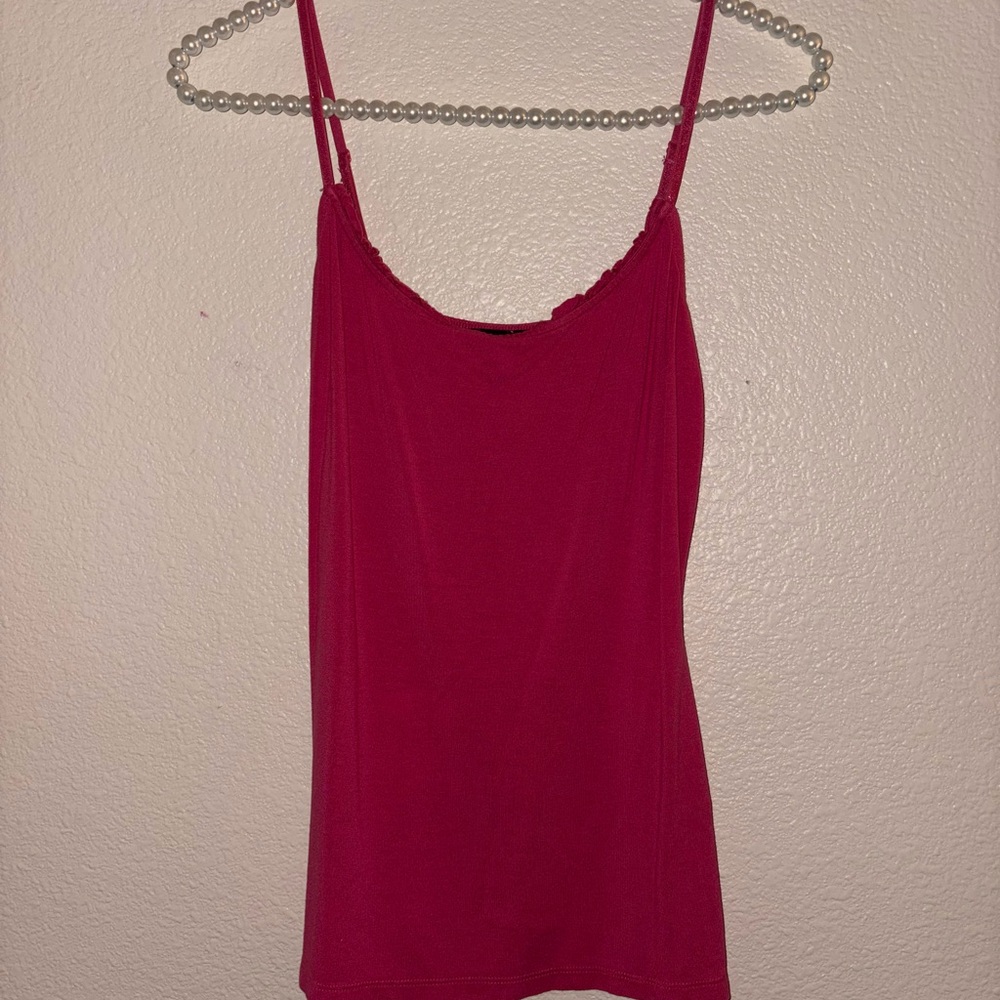 The Limited Pink Fitted Camisole Top